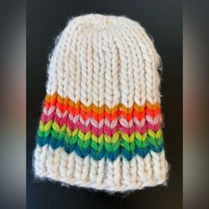 Zara Multicolor Knit Beanie